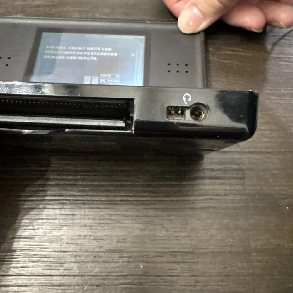 Nintendo DS Lite Handheld Onix Black Tested & Working
